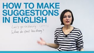 How to make suggestions in English [upl. by Trebmer496]