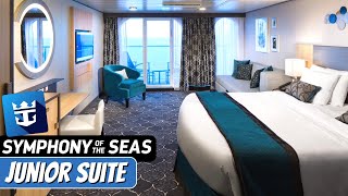 Symphony of the Seas  Junior Suite Full Walkthrough Tour amp Review 4K  Royal Caribbean Cruise Line [upl. by Chute]