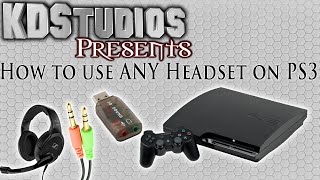 How To Use ANY 35mm Microphone Headset With The PS3  PS4  USB Sound Card [upl. by Hendrickson]