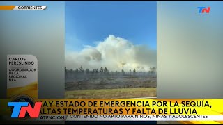 INCENDIOS EN CORRIENTES I El fuego llegó a las casas [upl. by Aliak251]