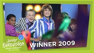 JUNIOR EUROVISION 2009 RALF MACKENBACH  CLICK CLACK  THE NETHERLANDS 🇳🇱  WINNER [upl. by Bluefarb]