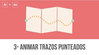 Como animar trazos punteados  After effects tutorial [upl. by Aikemahs]