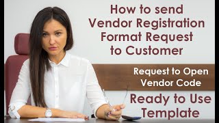 How to send Vendor Registration Request Letter to Customer [upl. by Klug]