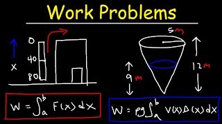 Work Problems  Calculus [upl. by Shara]