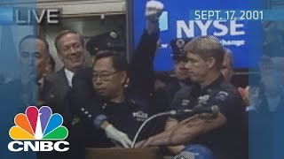 Reopening the NYSE after 911  Archives  CNBC [upl. by Dulcie]