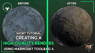 Creating highquality material renders using Marmoset Toolbag 4 [upl. by Kerwinn]