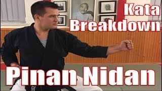 Kata PINAN NIDAN  Breakdown for Beginners [upl. by Quick]