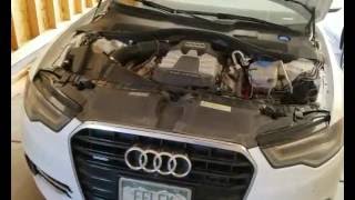 How to change oil on 2011  2015 Audi A6 C7 4G 30T  DIY [upl. by Ilime275]