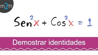 Demostrar Identidades Trigonométricas  Sen²xCos²x1 [upl. by Annairam]