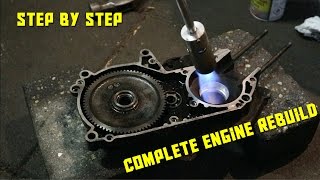 TOMOS ENGINE REBUILD HOW TO REPLACE A CRANKSHAFT [upl. by Airlie513]