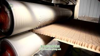 Full automatic honeycomb paperboard machine [upl. by Ling]