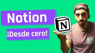 CÓMO usar NOTION ✍️ Tutorial básico 2023  2024 Paso a Paso La mejor APP de organización [upl. by Tirrej322]