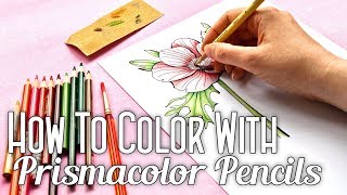 Prismacolor Pencil Coloring tutorial [upl. by Carly]