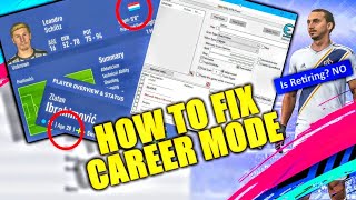 HOW TO FIX FIFA 19 CAREER MODE  FIFA 19 PC CHEAT ENGINE [upl. by Las]