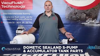 Dometic Sealand Spump and accumulator Tank Parts [upl. by Anairb975]