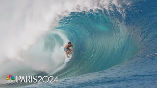 Surfings Olympic journey to Tahitis breathtaking Teahupoo wave  NBC Sports [upl. by Courtnay]