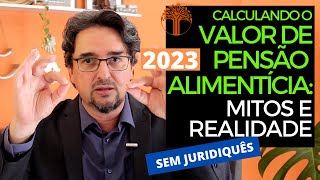 Valor de pensão alimentícia 2023  quanto pagar [upl. by Grier]