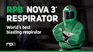 Nova 3  Worlds Most Comfortable Blasting Respirator  RPB Safety [upl. by Llerret]