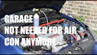 How to ReGas Air Con Yourself  PerformanceCars [upl. by Grube]