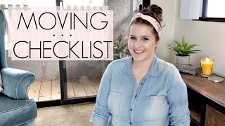 Moving Checklist amp Timeline  What To Do Before You Move [upl. by Adnarb]