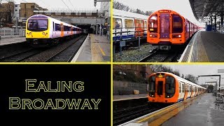 Ealing Broadway Station  National Rail and Underground  London [upl. by Asiaj]