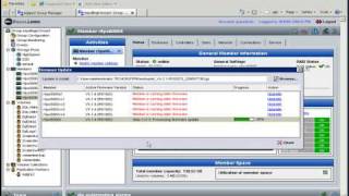 Dell EqualLogic GUI Firmware Upgrade [upl. by Linders]