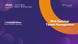 Webinar Talent Management  Dilatihco [upl. by Annamaria171]