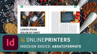 Absatzformate InDesign Layouts übersichtlich erstellen – Basics Tutorial [upl. by Adnalahs]