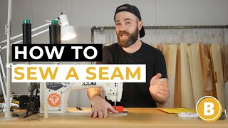 How To Sew A Seam [upl. by Aienahs]