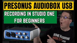 Presonus AudioBox USB  How To Get Started  For Beginners [upl. by Had519]