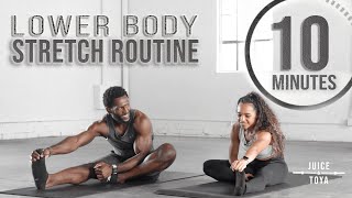 10 Minute Lower Body Stretch Routine For Tight Hamstrings amp Hip Flexors [upl. by Adnimra]