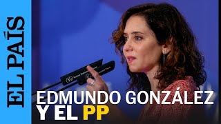 VENEZUELA  Ayuso insiste en que se reconozca la victoria de Edmundo González  EL PAÍS [upl. by Terrance]