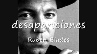 Desapariciones  Ruben Blades [upl. by Nivlak]