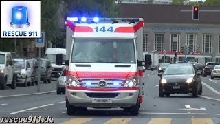 Feuerwehr Rettungsdienst Polizei Zürich [upl. by Joris]