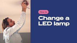 How to change a broken LED lamp Studio maintenance [upl. by Adeys]