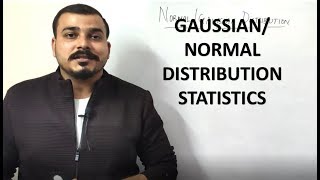 STATISTICS Gaussian Normal Distribution [upl. by Waite]