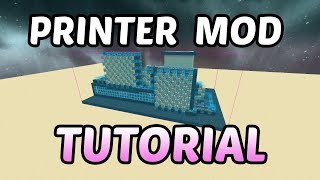 Schematica Printer Mod TUTORIAL  How to Auto Build Faster in Minecraft [upl. by Klarika405]