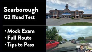 ScarboroughPort Union G2 Road Test  Full Route amp Tips on How to Pass Your Driving Test [upl. by Anuqahs]