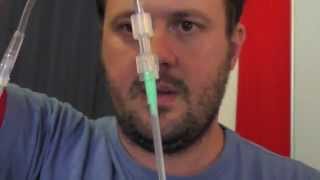 Nasal Cannula Eye Irrigation [upl. by Schaaff]