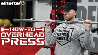 How To Overhead Press  5 Quick Tips [upl. by Feerahs]