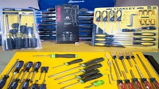 Best Screwdriver Set For The MONEY Tekton  Kobalt  Snap On  Klein  Craftsman  Stanley [upl. by Maze]