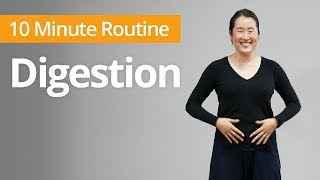 DIGESTIVE SUPPORT Exercises  10 Minute Daily Routines [upl. by Ameehs653]