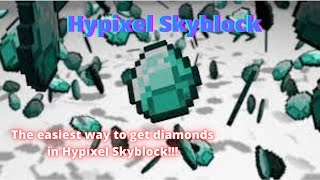 How to get diamonds in Hypixel Skyblock Easy steps [upl. by Bobinette]