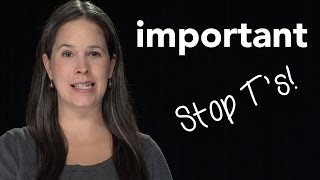 How to Pronounce IMPORTANT  American English [upl. by Nyad]