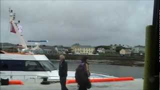 Boat trip to Inishmore Aran Islands Galway Ireland [upl. by Noicnecsa]