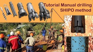 Tutorial manual borehole drilling SHIPO method [upl. by Oicam]