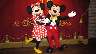 Mickey and Minnie Mouse  Town Square Meet amp Greet 33011 Opening Day MK  Surprise Room Tour [upl. by Aiuqes]