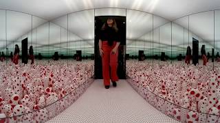 Experience “Yayoi Kusama Infinity Mirrors” in 360 degree virtual reality [upl. by Benoite]