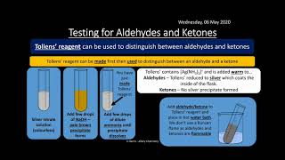 OCR A 612 Carbonyl Compounds REVISION [upl. by Gerhardine690]