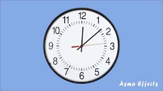 Fast Ticking Clock with Sound  5 Minutes Version  Asma Effects [upl. by Orodisi]